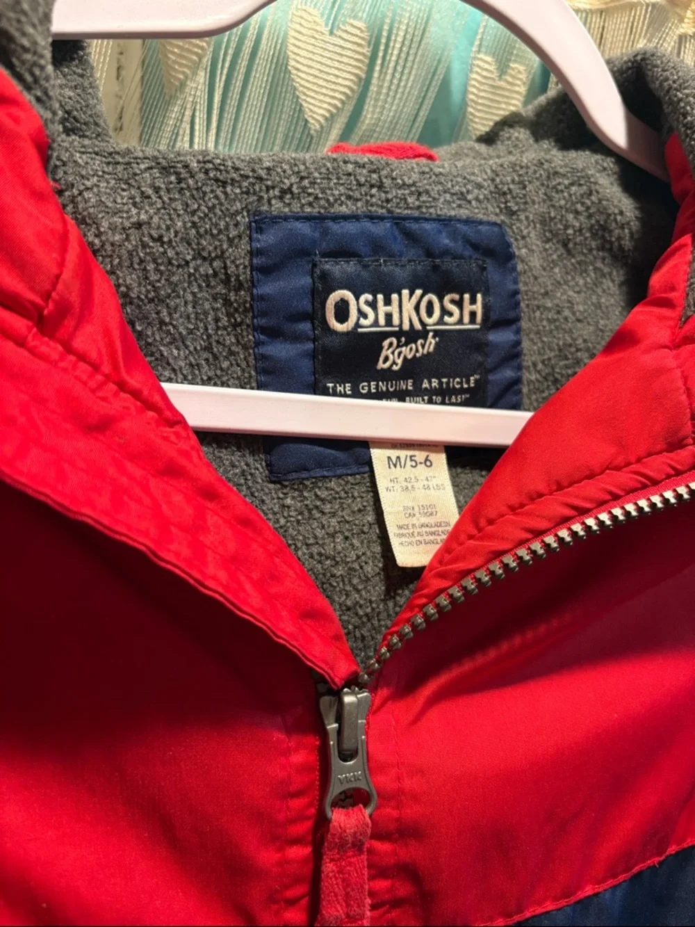 OshKosh B'Gosh Baby Boys' Midweight Fleece Lined Windbreaker Jacket